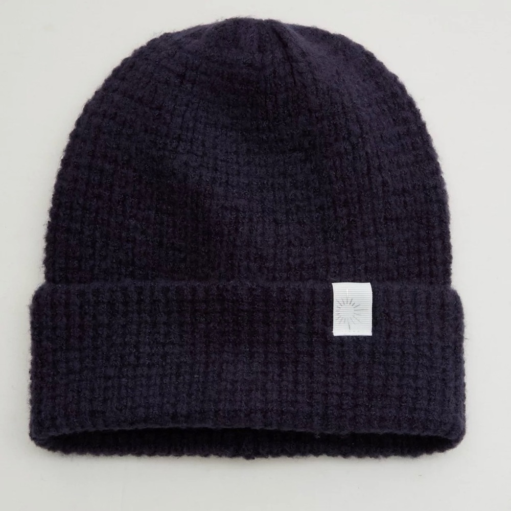 OFFLINE By Aerie Waffle Beanie - Navy - NWT in packaging
